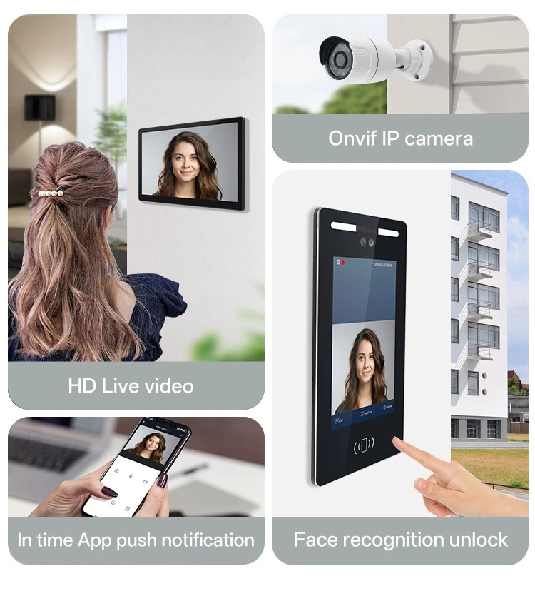 HD video intercom with face recognition HD video intercom with face recognition